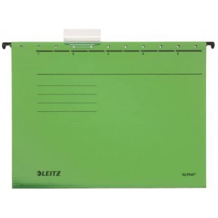 Lot de 25 : ® LEITZ alpha-suspension fichier chipboard-green couleur -