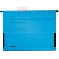 Lot de 25 : Dossier suspendu Leitz ALPHA 1986-xx-35 DIN A4 carton colore bleu 1 piece