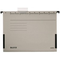 Lot de 25 : Dossier suspendu Leitz ALPHA 1986-xx-85 DIN A4 carton colore gris 1 piece