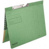 Lot de 50 : Esselte-leitz pendelhefter combi avec etui, agrafage kfm. carton recycle-vert