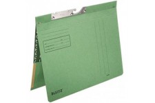 Lot de 50 : Esselte-leitz pendelhefter combi avec etui, agrafage kfm. carton recycle-vert