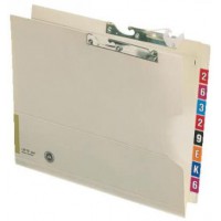 Lot de 50 : Lot de 25 Dossier suspendu a onglets, A4, coloris chamois