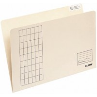 Lot de 100 : Esselte esselte-facile a la verticale, gitterdruck carton (chamois)