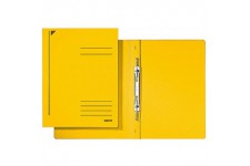 Lot de 25 : Esselte Leitz Classeur a spirales, Format A4 reliure, carton Pendarec, jaune