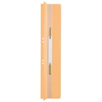 LEITZ einhange pliage en manche dos, avec manche, perforation geost, carton manila, chamois