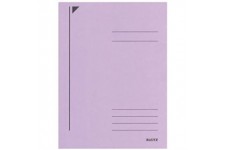 Esselte-leitz jurismappe, elastiques en carton violet format a4