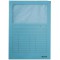 Lot de 100 : Chemise a fenetre, format A4, carte 160 g/m², coloris bleu clair - Lot de 100