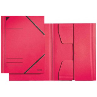 LEITZ Chemise a elastique, format A4, carton 320 g/m2, rouge