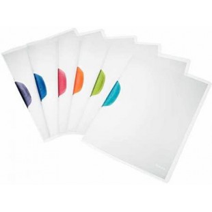 Lot de 6 : Chemise a clip ColorClip Magic, format A4, clip de coloris assortis