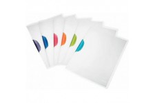 Lot de 6 : Chemise a clip ColorClip Magic, format A4, clip de coloris assortis
