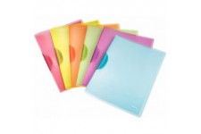 Lot de 6 : Esselte Leitz-Chemise a Pince A4 ColorClip Rainbow en Plastique