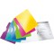 Leitz Farde ColorClip A4, Capacite 30 Feuilles, Plastique Souple, Noir, WOW, 41850095