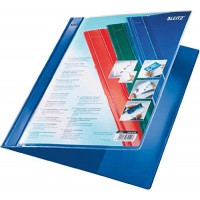 41930035 PVC Bleu fichier - Fichiers (PVC, Bleu, A4, 230 feuilles, 80 g/m², 240 mm)