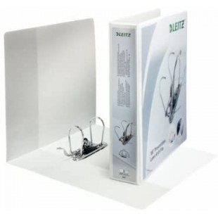 LEITZ Classeurs Personnalisable 180 degres A4 + Dos de 80 mm Blanc