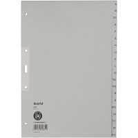 LEITZ Index A - Z Papier A4 20 feuilles papier gris