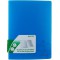 Leitz Reliure Protege-Documents A4, 20 Pochettes, 40 Pages, Pochettes Transparentes, Bleu Metallise, WOW, 46310036
