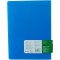 Leitz Reliure Protege-Documents A4, 20 Pochettes, 40 Pages, Pochettes Transparentes, Bleu Metallise, WOW, 46310036
