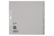 Esselte-leitz papierregister a4 demi-hauteur 20 feuilles (gris)