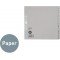 Esselte-leitz papierregister a4 demi-hauteur 20 feuilles (gris)