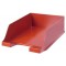 Lot de 2 : 1047-17, corbeille a courrier KLASSIK XXL, extra-haute, moderne, elegante et look haute brillance. rouge