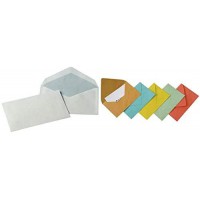 Paper24 70684 Enveloppes non gommees Blanc 140 x 90 mm