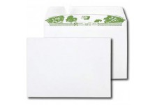 Boite de 500 enveloppes extra blanches 100% recyclees C5 162x229 90 g/m² bande de protection