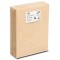 Boite de 100 sacs a  soufflets kraft arme brun 26 280x375 130 g/m² bande de protection