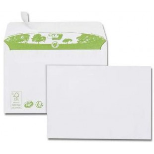 Enveloppe Green Erapure 114x162/C6, 80 g/m², coloris blanc - paquet de 40