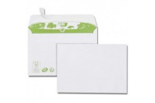 Enveloppe Green Erapure 114x162/C6, 80 g/m², coloris blanc - paquet de 40