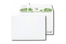 Erapure Boite de 500 enveloppes recyclees extra Blanches Format C5 162x229mm 80g
