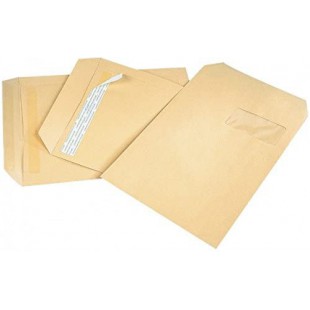 3585 Enveloppes C4 229 x 324 mm Marron avec fenetre