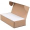 Boite de 1000 enveloppes patte trapeze blanches C6/C5 115x229 80 g/m² fenetre 35x100 gommees