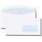 Boite de 1000 enveloppes patte trapeze blanches C6/C5 115x229 80 g/m² fenetre 45x100 gommees