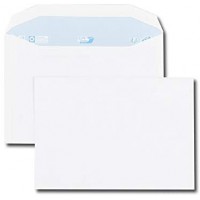 Boite de 500 enveloppes patte trapeze blanches C5 162x229 80 g/m² gommees