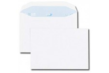 Boite de 500 enveloppes patte trapeze blanches C5 162x229 80 g/m² gommees