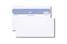 Boite de 100 enveloppes blanches DL+ 112x225 90 g/m² Secure®