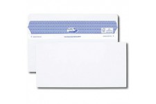 Boite de 100 enveloppes blanches DL+ 112x225 90 g/m² Secure®