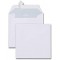 Boite de 500 enveloppes carrees blanches 165x165 120 g/m² bande de protection