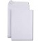 Boite de 100 sacs a  soufflets kraft arme blanc C4 229x324 130 g/m² bande de protection