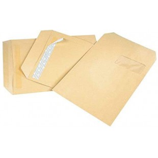 Pochettes d'exp‚dition, C5, 162 x 229 mm, kraft marron