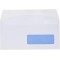Boite de 500 enveloppes blanches DL 110x220 80 g/m² fenetre speciale numerique 35x100 bande de protection