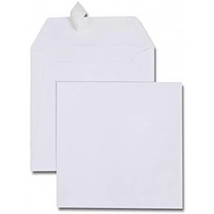 GPV 4748 Boite de 500 enveloppes carrees Auto-adhesives 170 x 170 mm 120 g Blanc