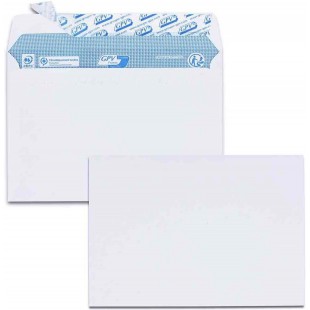 Enveloppes, C6, 114 x 162 mm, blanc, sans fenetre