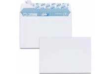 Enveloppes, C6, 114 x 162 mm, blanc, sans fenetre