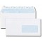 Boite de 70 enveloppes blanches DL 110x220 80 g/m² fenetre 45x100 bande de protection