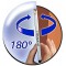 L'Oblique AZ 100330590 hnge Collectionneurs polypro Ultimate, Largeur du fond : V