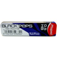 Lot de 12 : Maped Etui-mines aƒËœ 0,5mm HB en inner dcor