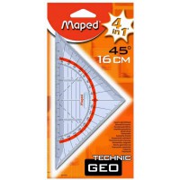 Maped 277737 equerre Technic, hypotenuse : 160 mm