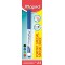 Maped - Boite de 12 Marker'Peps fins effacables - Feutres fins effacables a sec - Coloris : Noir x4, bleu x4, vert 