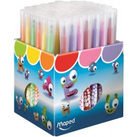 Maped - Feutres de coloriage School Peps - 72 Feutres Lavables Enfant - Longue Duree & Resistants - 72 Feutres Pointe Moyenne a 